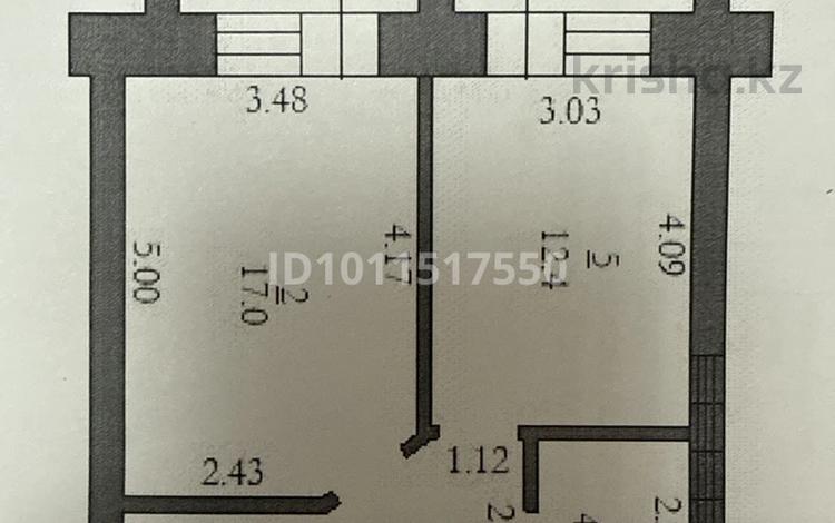 1-бөлмелі пәтер · 47.3 м² · 6/9 қабат, мкр. Алтын орда, Мкр Алтын Орда 2, бағасы: 20 млн ₸ в Актобе — фото 2