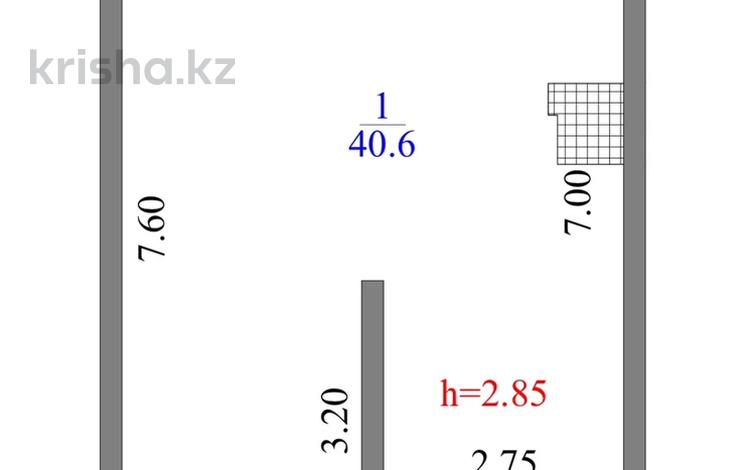 1-бөлмелі пәтер · 41.4 м² · 6/6 қабат, Қайрат ш/а. уч. 377, бағасы: ~ 26.1 млн ₸ в Алматы, Турксибский р-н — фото 2