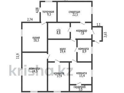 Отдельный дом · 4 комнаты · 154 м² · 11.9 сот., улица Аубакирова 169 за ~ 35 млн ₸ в Мичуринское