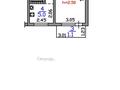 1-комнатная квартира · 31.5 м² · 4/4 этаж, мкр Тастак-3, Аносова 46 за 25 млн ₸ в Алматы, Алмалинский р-н — фото 3