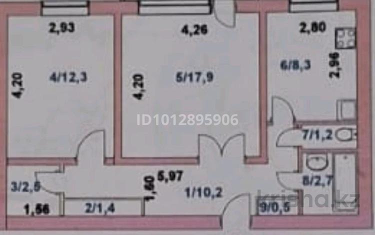 2-комнатная квартира · 57 м² · 3/12 этаж, 3 104 за 12 млн ₸ в Степногорске — фото 10