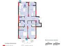 4-комнатная квартира · 114 м² · 5/12 этаж, Турар Рыскулов 18 за 81 млн ₸ в Астане, Есильский р-н