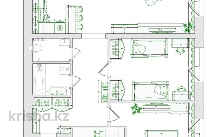 3-комнатная квартира, 94.2 м², 7/10 этаж, Сатпаева 182 — Толстого за 29.3 млн 〒 в Павлодаре — фото 22