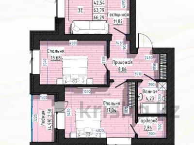 3-комнатная квартира · 69.15 м² · 6/9 этаж, Ашимова 78 за ~ 31.2 млн ₸ в Кокшетау
