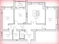 3-комнатная квартира · 106.1 м² · 5/5 этаж, Ленинградская 31а — ТЦ «Пирамида» за ~ 42.4 млн ₸ в Петропавловске — фото 3