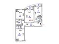 3-комнатная квартира · 69.8 м² · 2/6 этаж, Е-128 7, 7/2,7/1 за 24 млн ₸ в Астане, Нура р-н