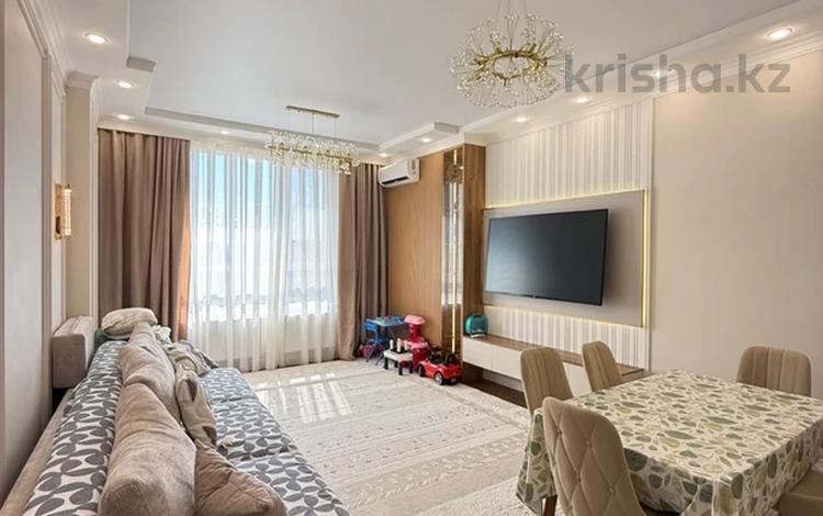 3-комнатная квартира · 73.3 м² · 9/16 этаж, Жошы Хан 20 за 68.9 млн ₸ в Астане, Есильский р-н — фото 2