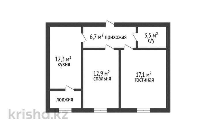 2-бөлмелі пәтер · 55 м² · 2/5 қабат, мкр. Алтын орда, Саздинское лесничество, бағасы: 13 млн ₸ в Актобе — фото 2