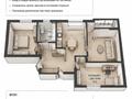 2-комнатная квартира · 53.53 м² · 9/9 этаж, Пересечение ул. Калдаякова и ул. Жургенова 30/1 — Жургенева за 34 млн ₸ в Астане, Сарайшык р-н — фото 4