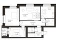 3-бөлмелі пәтер · 83.2 м², улица Жұмекен Нәжімеденов, дом 52б, бағасы: ~ 40.8 млн ₸ в Астане, Сарайшык р-н — фото 3