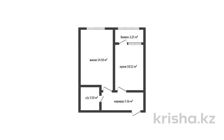 1-комнатная квартира · 36.4 м² · 3/5 этаж, Каирбекова за 13.8 млн ₸ в Костанае — фото 11