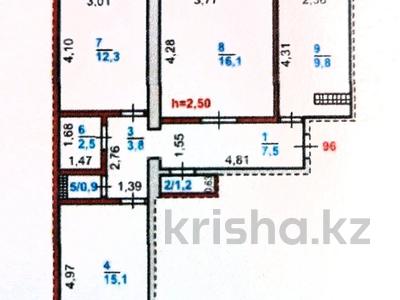 3-бөлмелі пәтер · 71.3 м² · 6/9 қабат, Корчагина 138, бағасы: 22 млн ₸ в Рудном
