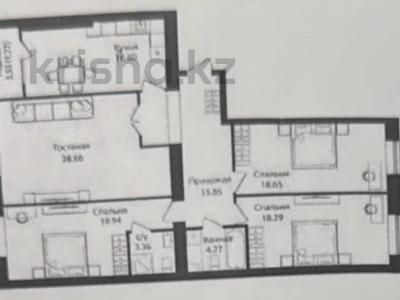 4-бөлмелі пәтер · 126.39 м² · 10/12 қабат, Улица Чингиз Айтматов, 79/1 79/1, бағасы: 50 млн ₸ в Астане, Сарыарка р-н