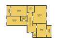 3-комнатная квартира · 88.9 м² · 6/9 этаж, Курганская 2А за 45 млн ₸ в Костанае — фото 2
