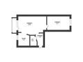 2-бөлмелі пәтер · 45.6 м² · 4/5 қабат, гоголя 146, бағасы: 18 млн ₸ в Костанае — фото 8