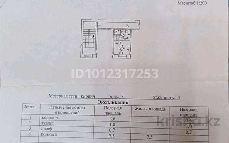 1-бөлмелі пәтер · 12.8 м² · 3/5 қабат, ул. Камзина 160, бағасы: 6 млн ₸ в Павлодаре — фото 19