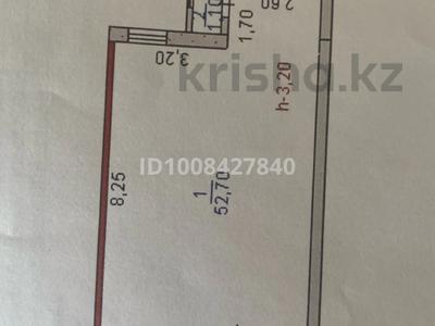 1-бөлмелі пәтер · 53 м² · 1/4 қабат, Капал 62/2, бағасы: 28 млн 〒 в Таразе