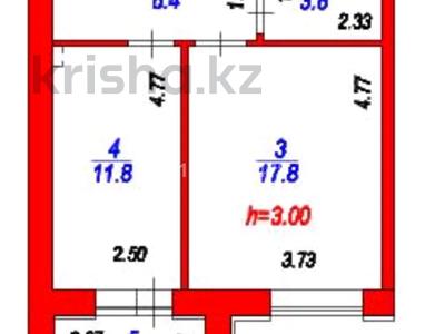 1-комнатная квартира · 42 м² · 11/12 этаж, ​Улица Шамши Калдаяков, 46 46 за ~ 17.9 млн ₸ в Астане, Сарайшык р-н