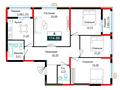4-комнатная квартира · 114.86 м², ул. Е 882 9/1 за 49.2 млн ₸ в Астане — фото 9