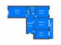 3-комнатная квартира · 70 м² · 4/10 этаж, Каирбекова 336 за 27.5 млн ₸ в Костанае — фото 2