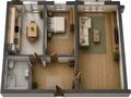 2-комнатная квартира · 50 м² · 4/5 этаж, мкр Айнабулак-3 127 за 31 млн ₸ в Алматы, Жетысуский р-н — фото 5
