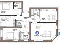 4-комнатная квартира · 134 м² · 7/9 этаж, Е-899 5/1 за 115 млн ₸ в Астане, Нура р-н — фото 2