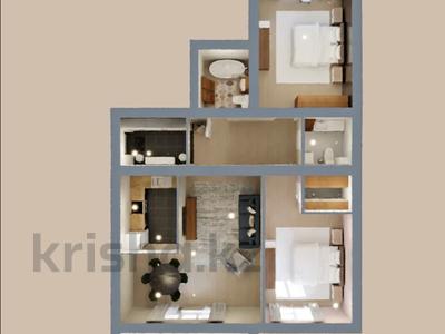 3-комнатная квартира · 89.3 м² · 8/9 этаж, Жунусова 41 за 46.4 млн ₸ в Кокшетау