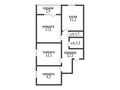 3-комнатная квартира · 68.6 м² · 5/9 этаж, Береке за 36 млн ₸ в Костанае — фото 17