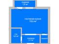 1-комнатная квартира, 28.1 м², 1/9 этаж, Уральская 45Б за 14.5 млн 〒 в Костанае — фото 8