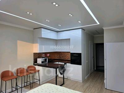 1-комнатная квартира · 27 м² · 18/18 этаж, Брусиловского — Кулымбетова за 14 000 ₸ в Алматы, Алмалинский р-н