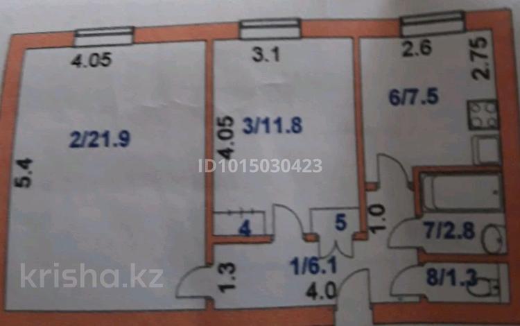 2-бөлмелі пәтер · 52 м² · 2/9 қабат, 4 мкр 83, бағасы: 7.6 млн ₸ в Степногорске — фото 2