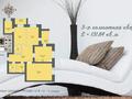 3-бөлмелі пәтер · 135 м² · 4/13 қабат, Канай би 32А, бағасы: 69 млн ₸ в Кокшетау — фото 2