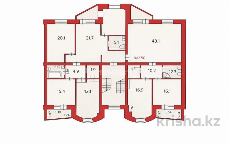 8-комнатная квартира · 220 м² · 3/5 этаж, Махамабет 55 за 90 млн ₸ в Атырау — фото 2