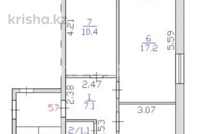3-комнатная квартира · 61.7 м² · 4/5 этаж, Карла Маркса 119 — 26квартал за 12 млн ₸ в Шахтинске — фото 2