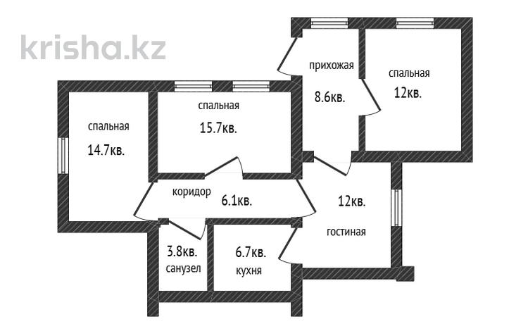 Отдельный дом · 4 комнаты · 80 м² · 12.5 сот., мкр Турлан за 26.9 млн ₸ в Шымкенте, Абайский р-н — фото 2