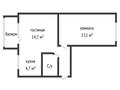 2-бөлмелі пәтер · 44 м² · 4/5 қабат, карбышева 15 — Западный мкр!, бағасы: 16.8 млн ₸ в Костанае — фото 11