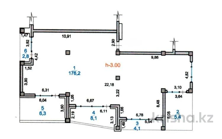 4-комнатная квартира · 202.9 м² · 1/3 этаж, мкр Тау Самал, Марата Оспанова за 335 млн ₸ в Алматы, Медеуский р-н — фото 2