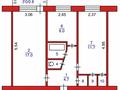 2-бөлмелі пәтер · 44.8 м² · 5/5 қабат, Ворошилова 62, бағасы: 18.9 млн ₸ в Костанае — фото 3