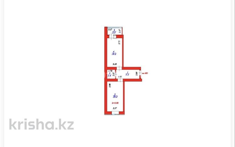 2-комнатная квартира · 54 м² · 10/12 этаж, Чингиз Айтматов 65 за 26 млн ₸ в Астане, Нура р-н — фото 2