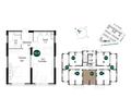 2-бөлмелі пәтер · 55.9 м² · 2 қабат, Мкр Архат 41 — ул Абиша Кекилбайулы, бағасы: 50 млн ₸ в Алматы, Бостандыкский р-н