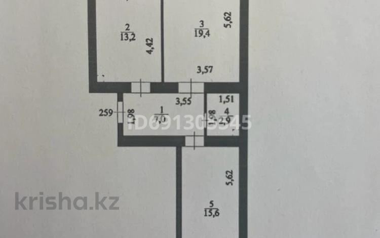 2-комнатная квартира, 60.9 м², 4/9 этаж, Нажмиденова — А-426 за 21.7 млн 〒 в Астане, Алматы р-н — фото 2