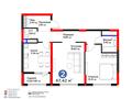 2-комнатная квартира · 68 м² · 10/14 этаж, Байтерекова за ~ 41 млн ₸ в Шымкенте, Каратауский р-н