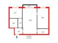 2-комнатная квартира · 44 м² · 2/5 этаж, Майкудук, Майкудук, 12й микрорайон за 10.9 млн ₸ в Караганде, Алихана Бокейханова р-н — фото 3