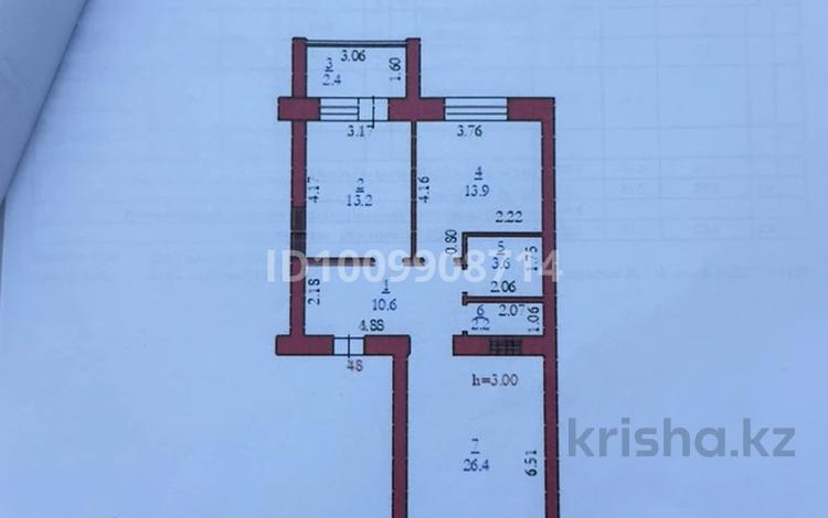 2-бөлмелі пәтер · 72.3 м² · 7/9 қабат, мкр. Алтын орда, Алтын орда, бағасы: 29 млн ₸ в Актобе — фото 2