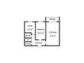 2-комнатная квартира · 44.7 м² · 5/5 этаж, Маяковского 113 за 15.6 млн ₸ в Костанае — фото 11