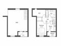 1-комнатная квартира · 38.2 м² · 3/6 этаж, ​067-й учетный квартал 464/5 за 13.9 млн ₸ в Караганде, Алихана Бокейханова р-н — фото 3