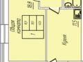 1-комнатная квартира · 48.6 м² · 3/3 этаж, Микрорайон Северо-Западный, Промышленная 50 за ~ 21.9 млн ₸ в Костанае — фото 2