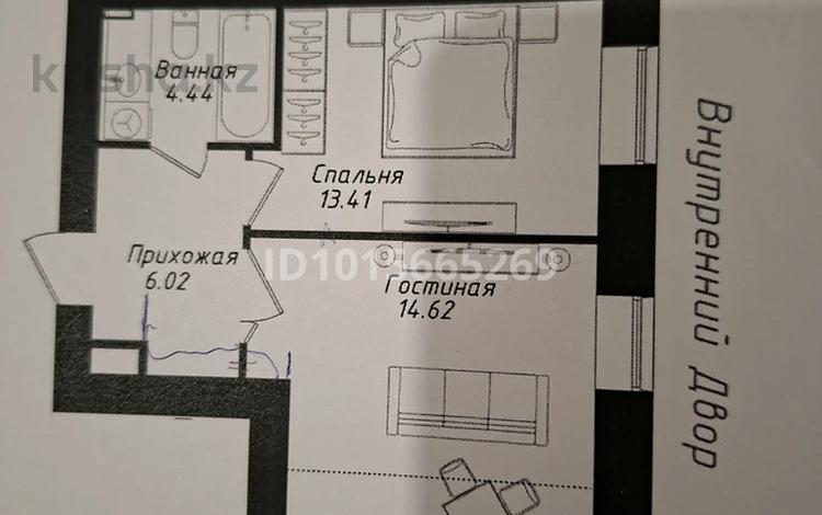 2-комнатная квартира · 46.37 м² · 2/9 этаж, Шамши Калдаяков 53 за 29.5 млн ₸ в Астане, Сарайшык р-н — фото 6
