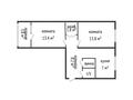 2-комнатная квартира · 49.4 м² · 1/5 этаж, ул. Михаэлиса 26 — Apt. 18 за 20.5 млн ₸ в Усть-Каменогорске — фото 2