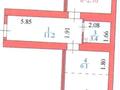 2-бөлмелі пәтер, 55.5 м², 12/12 қабат, Кабанбай батыра 59/1 — Кабанбай батыр и Туран, бағасы: 23 млн 〒 в Астане, Есильский р-н — фото 4